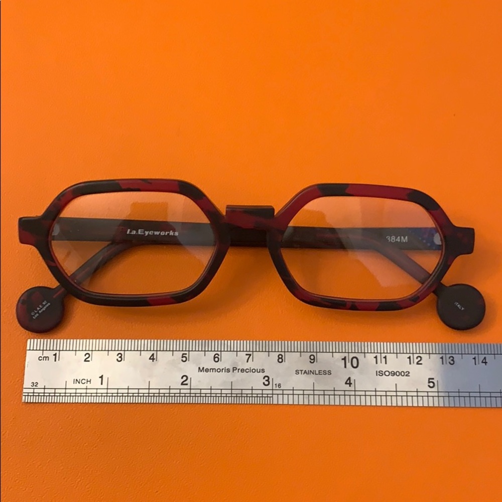 L.A EYEWORKS EYEGLASSES BRAND NEW STYLE:WALLY 384M